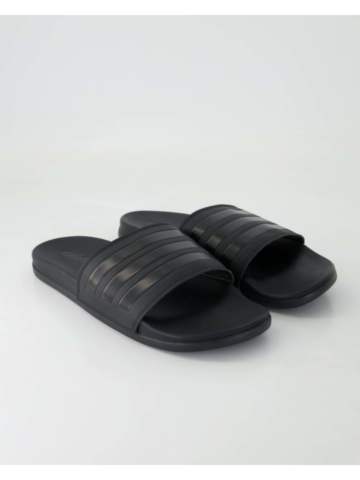adidas Pantoletten in Schwarz günstig kaufen