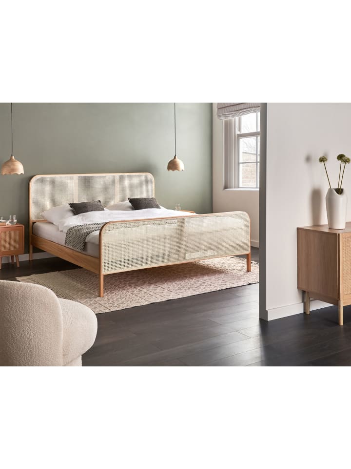 Beliani Doppelbett GONFARON in Braun - (W) 186 x (H) 108 x (L) 209 cm günstig kaufen onesize