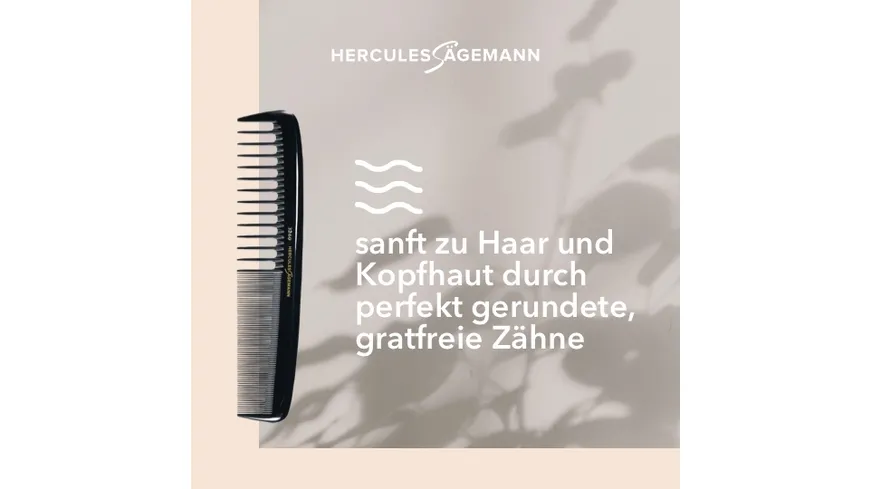HERCULES Sägemann Ondulierkamm Naturkautschuk