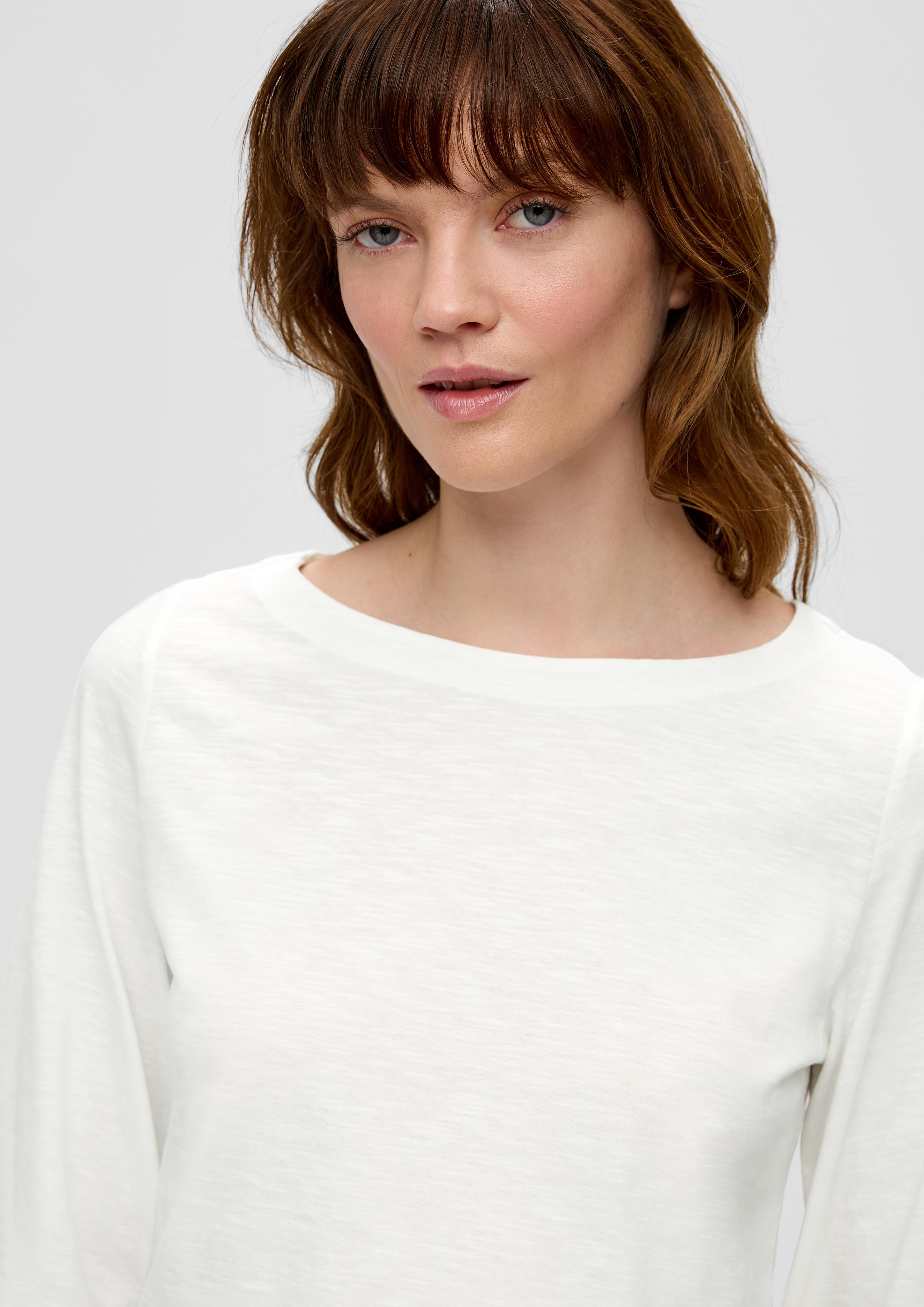 Baumwollshirt mit Puffärmeln  2145857-0210