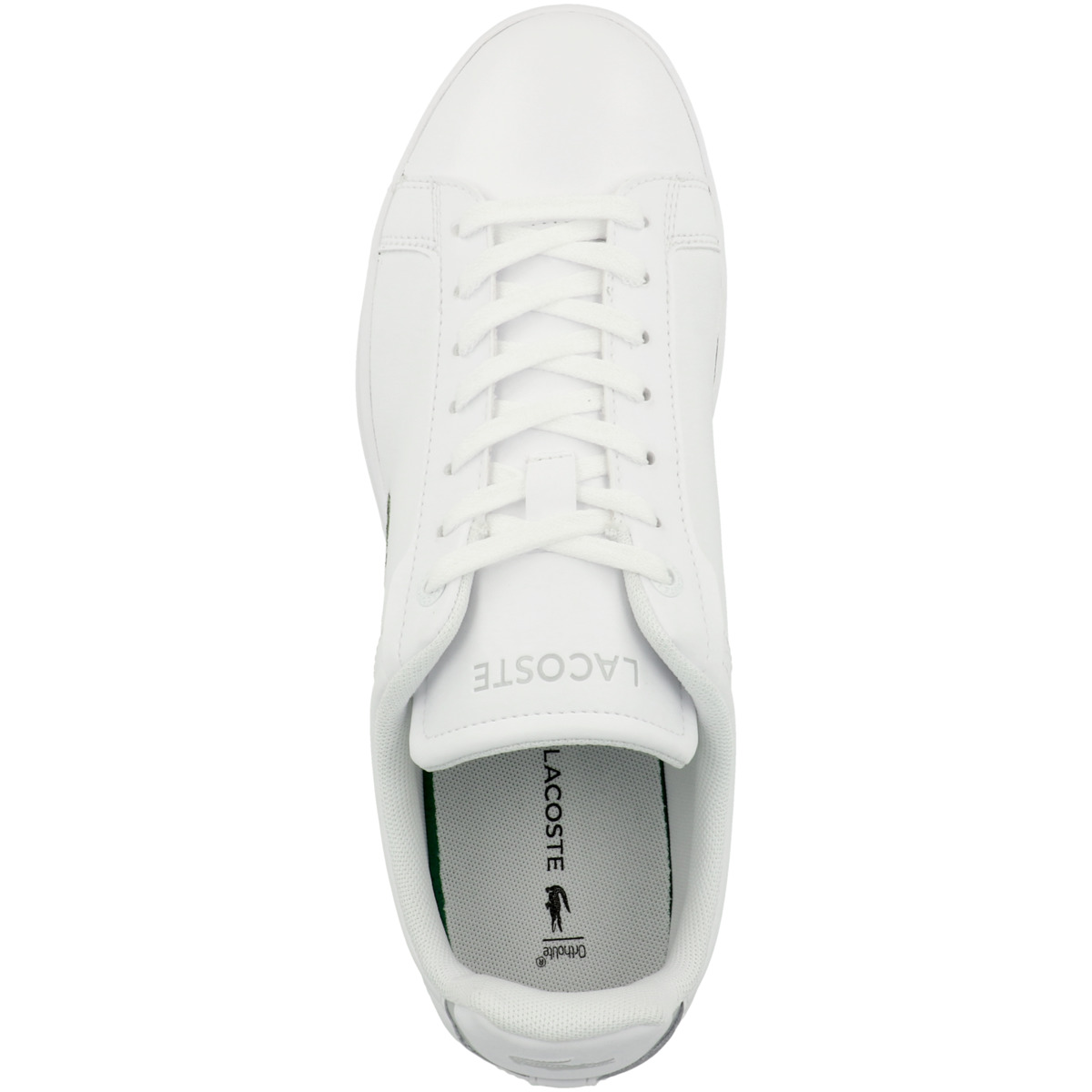 Lacoste Carnaby Pro BL Leather Tonal Sneaker Low weiss
