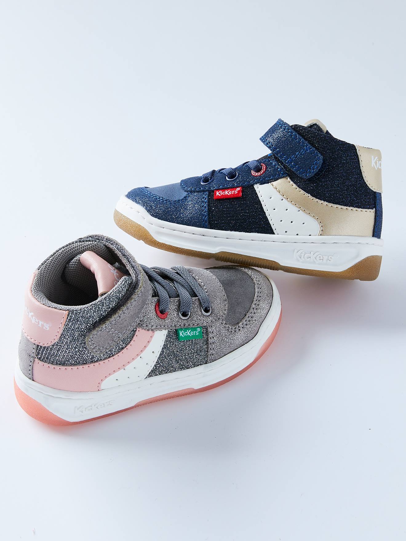 Kickers Kinder Sneakers KICKALIEN KICKERS - khaki