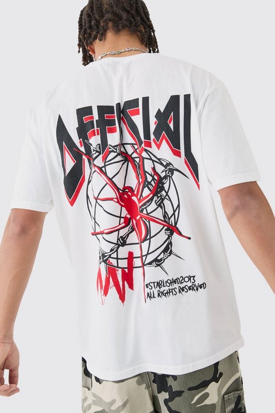 Oversize T-Shirt mit Official-Print