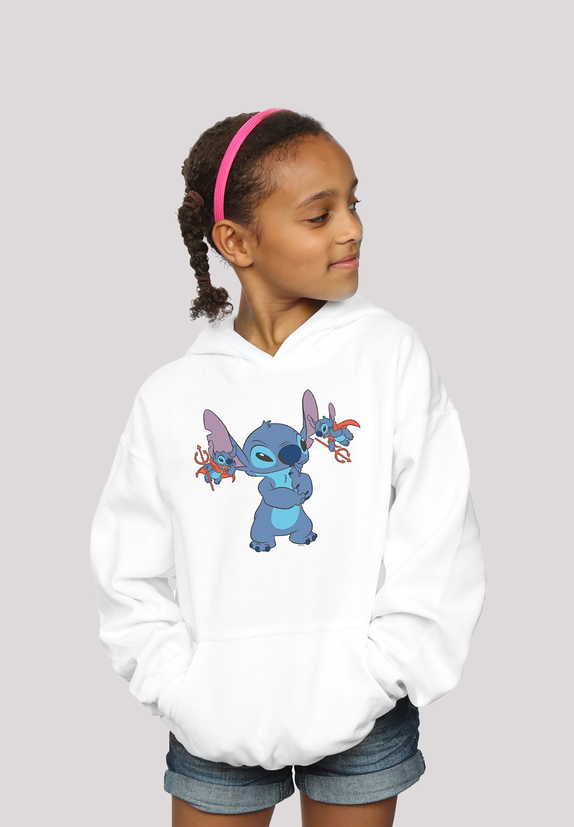 F4NT4STIC Kapuzenpullover  Lilo And Stitch Kleine Teufel Print