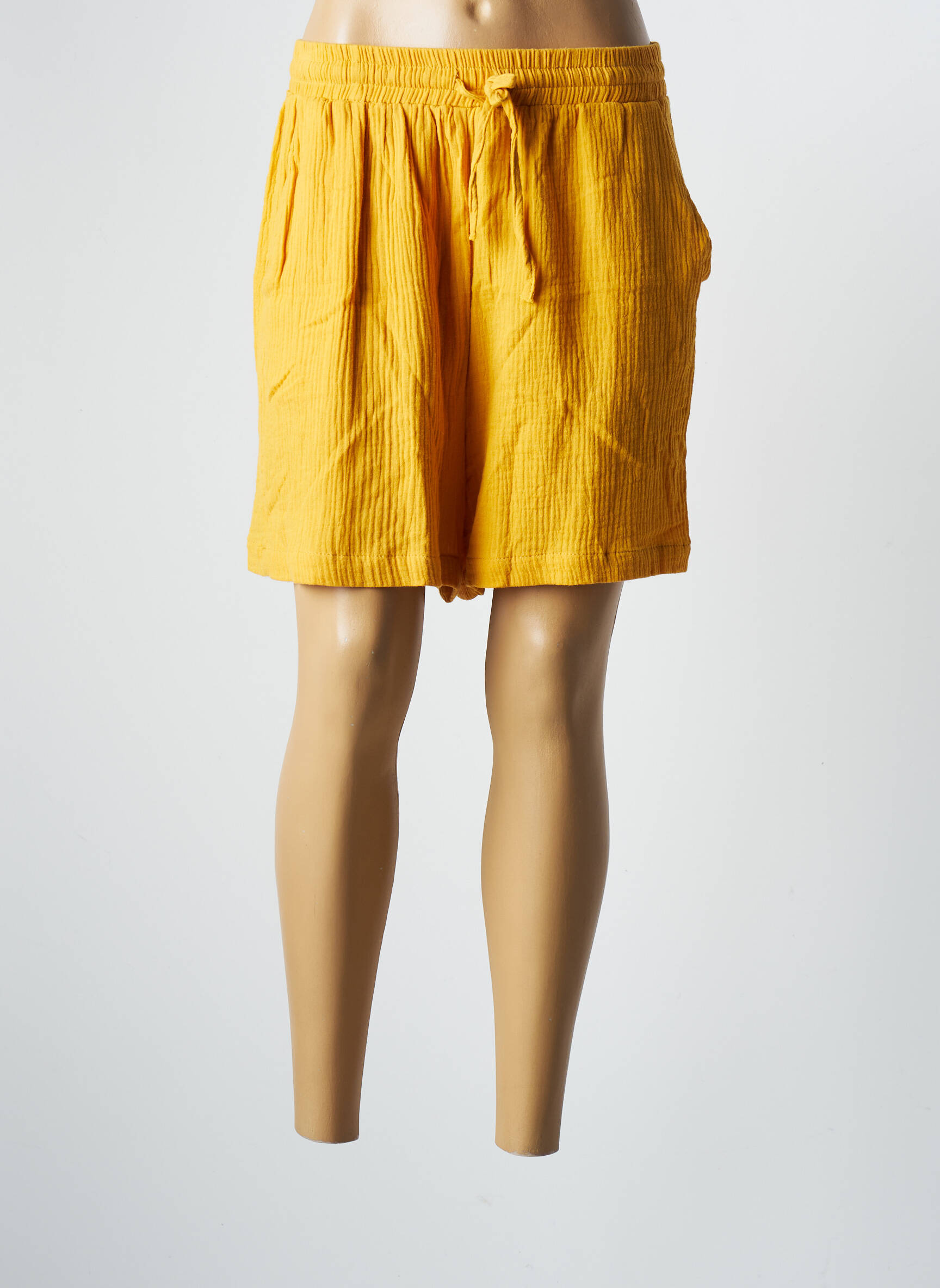 Christy Bermudas Femme couleur jaune