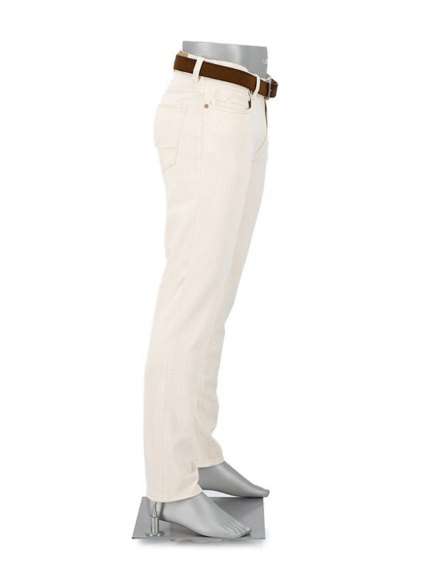 Alberto, Jeans Pipe, Regular Fit, Baumwoll-Stretch, creme