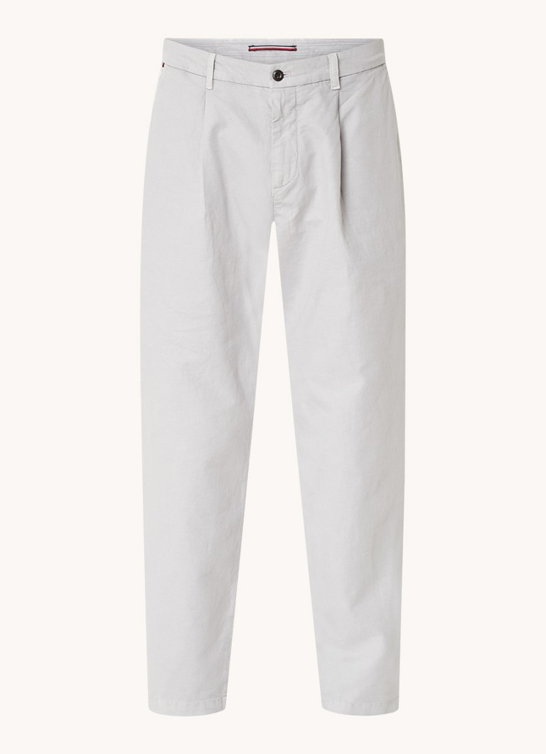 Tommy Hilfiger Harlem konusveida fit chino linenblend un steekzakken