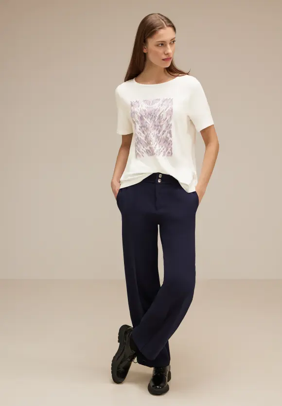 Street One T-Shirt mit Artwork Print