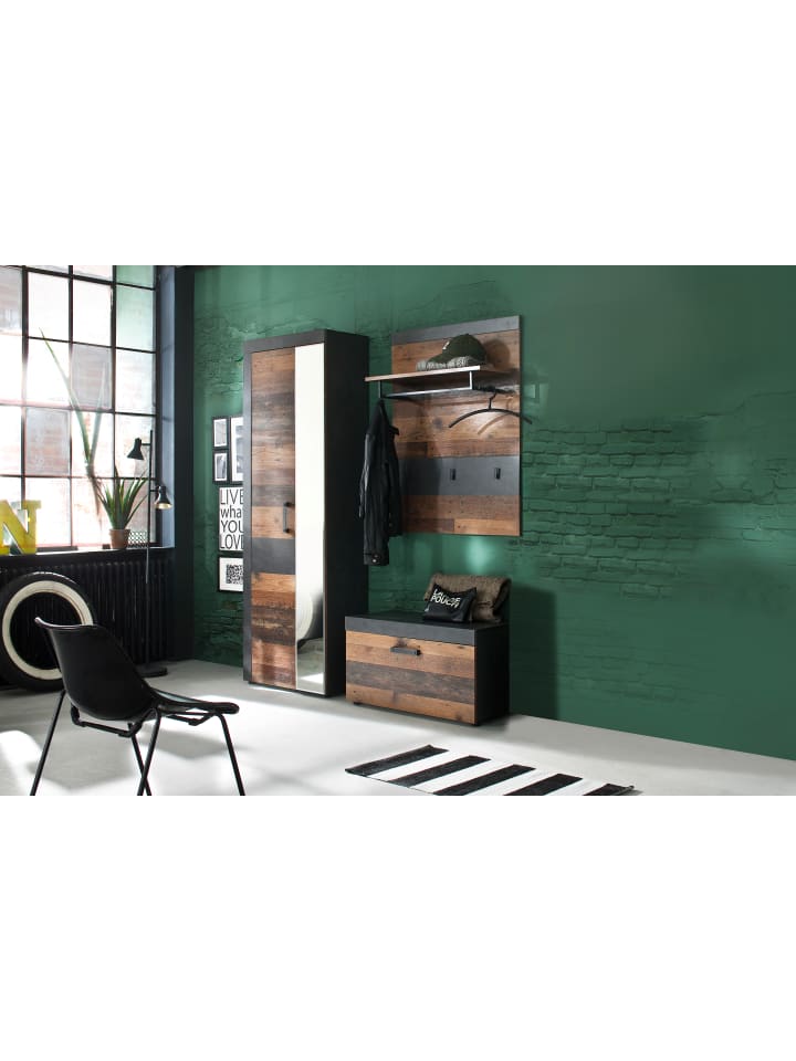 ebuy24 Garderobenaufstellung Irwin B Braun 160 x 37 cm günstig kaufen onesize