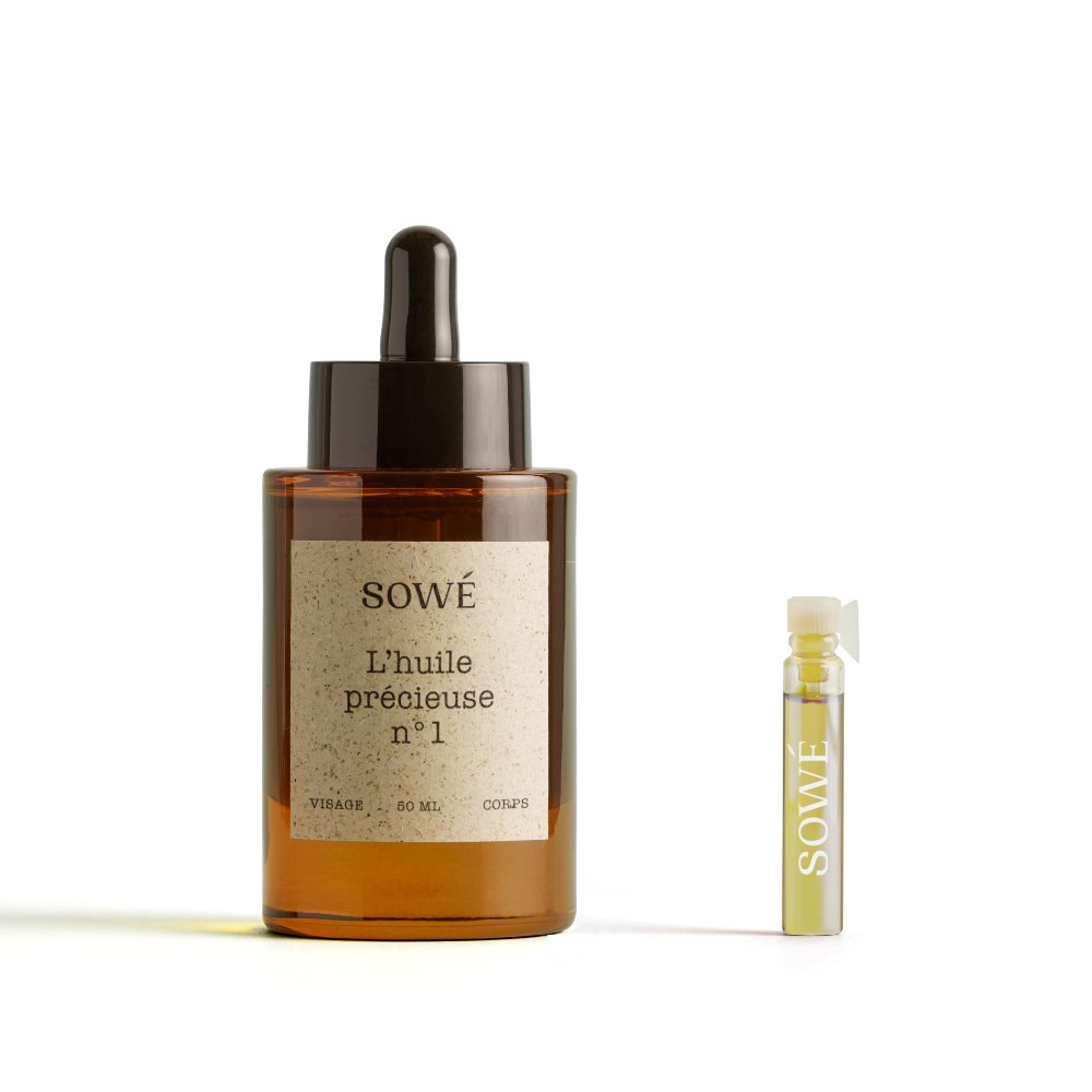 sowé botanic lab L'huile précieuse n°1 - CBD - Booster Detox - 50ml Huile visage et corps