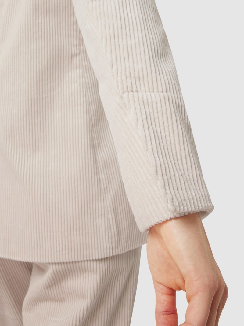 Blazer aus Cord in beige