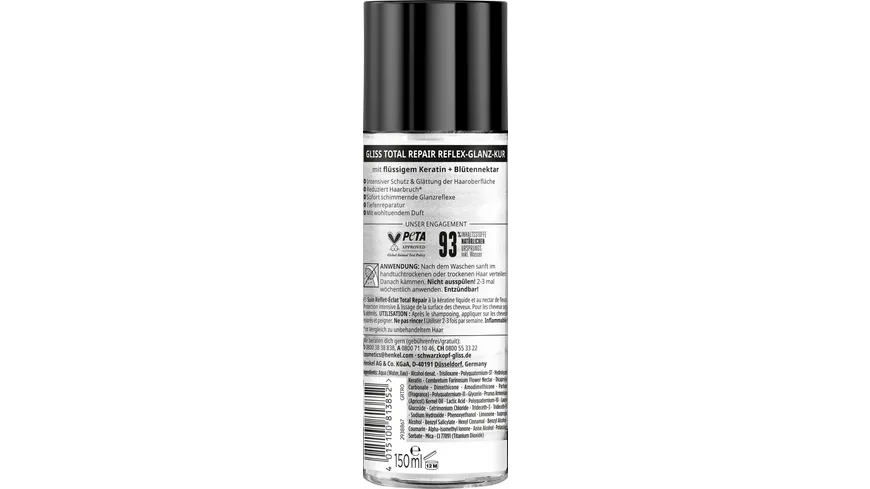 Schwarzkopf Gliss Kur Reflex-Glanz-Kur Total Repair 150 ml