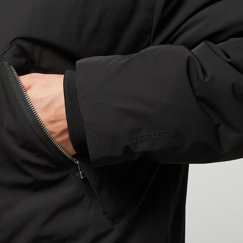 Norse Projects Stavanger Military Nylon Parka Black