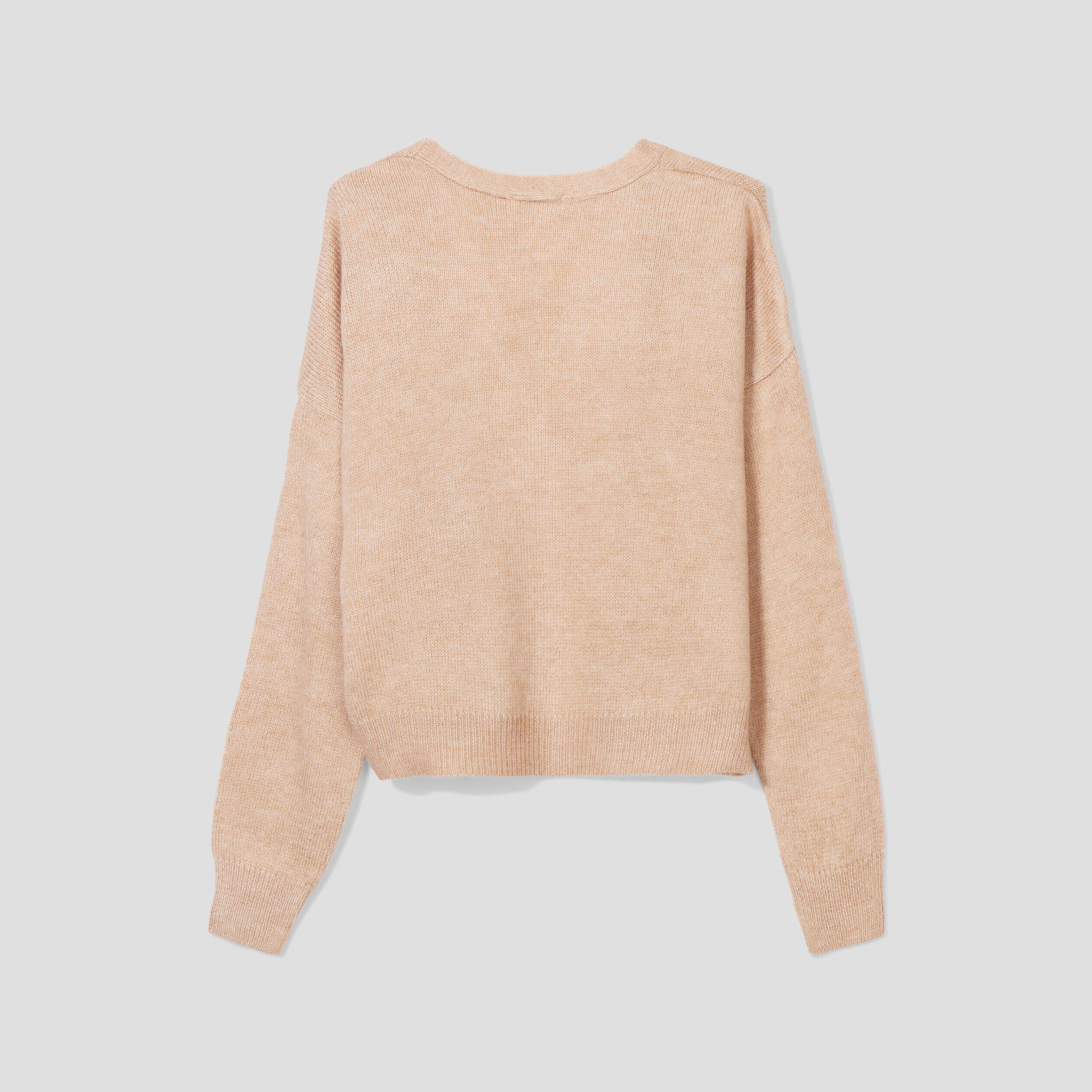 Gilet manches longues beige femme | Cache Cache