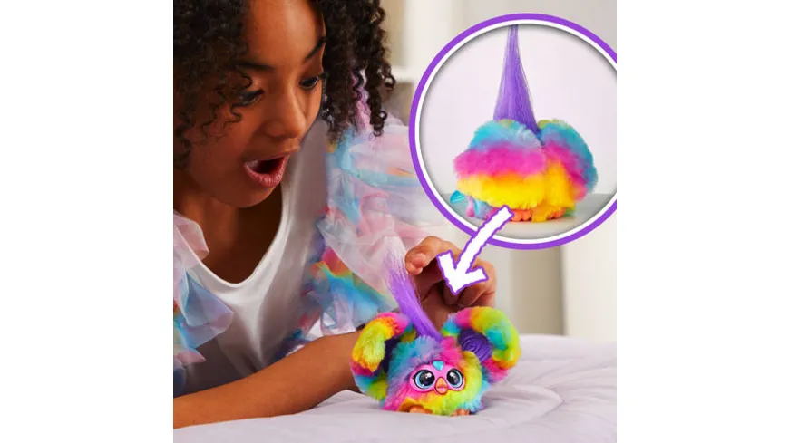 Hasbro - Furby Furblets Mini elektronisches Plüschspielzeug, 1 Stück, sortiert