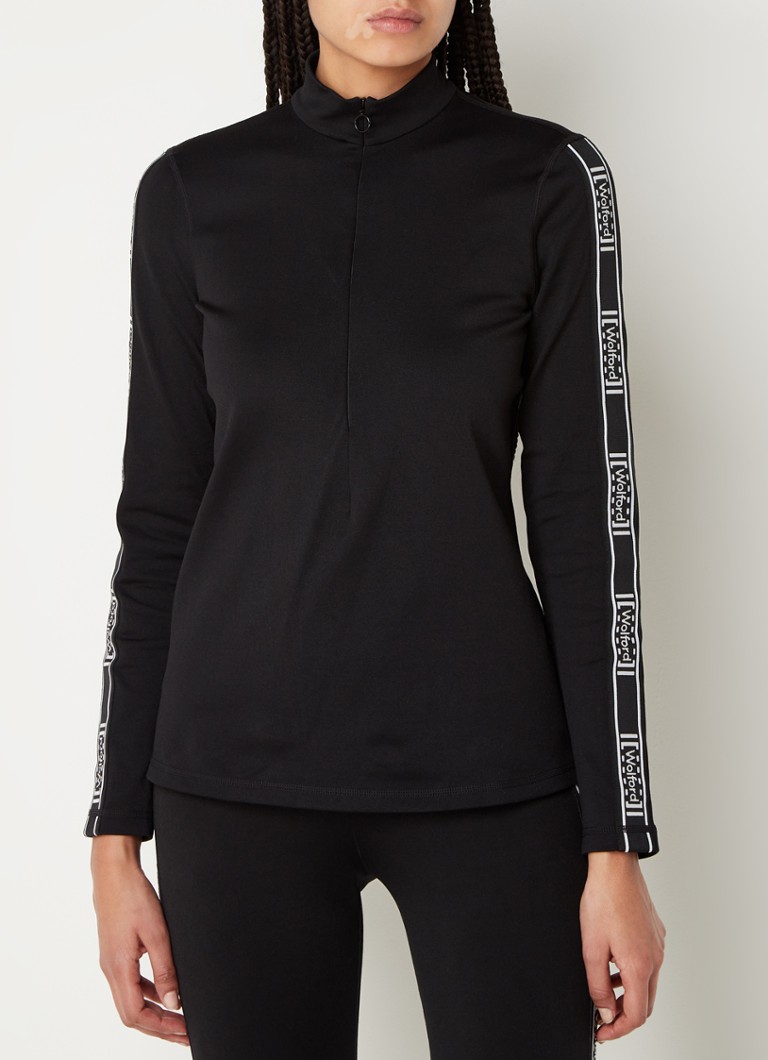 Wolford long-sleeve top with logo print