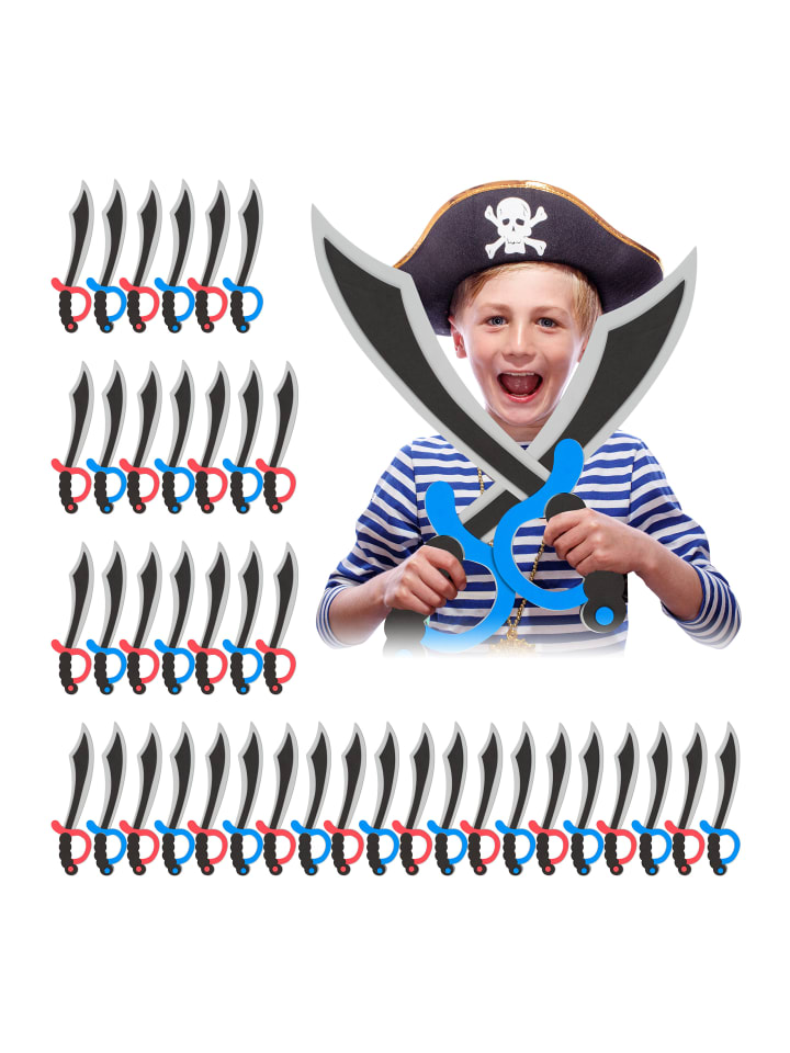 relaxdays 40x Piratensäbel in Bunt günstig kaufen onesize