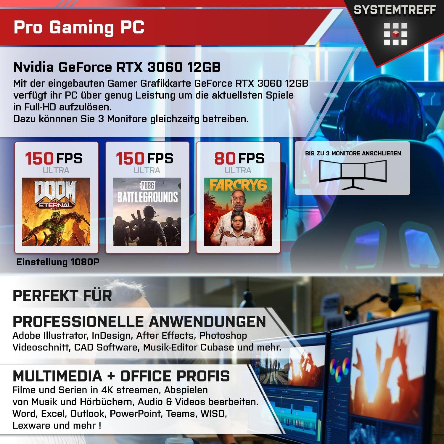 SYSTEMTREFF Gaming-PC-Komplettsystem (27