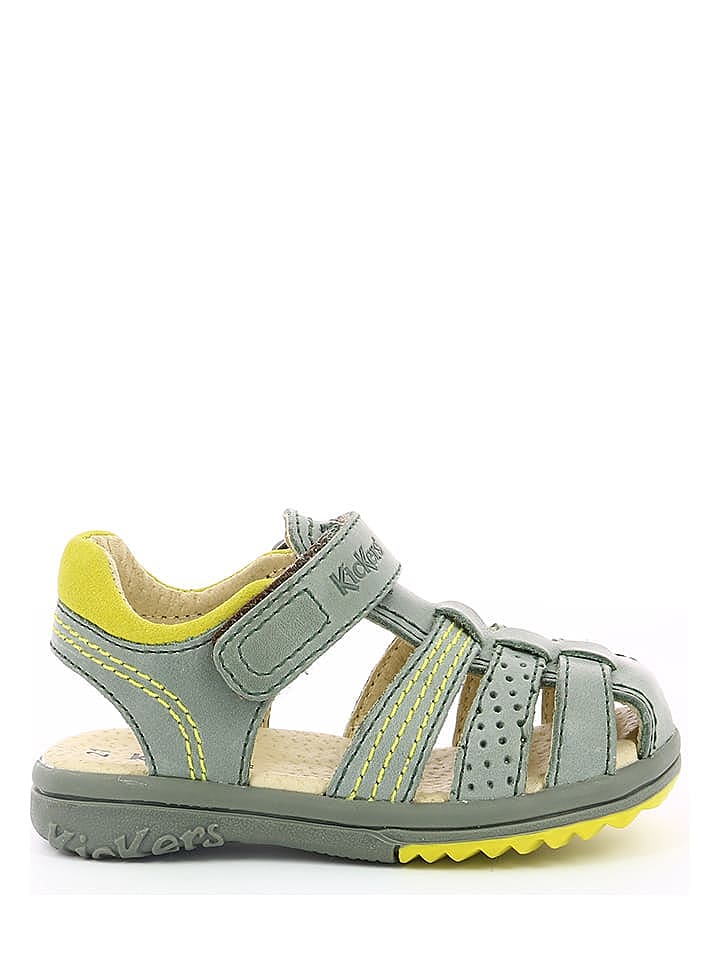 Kickers Leder-Halbsandalen 