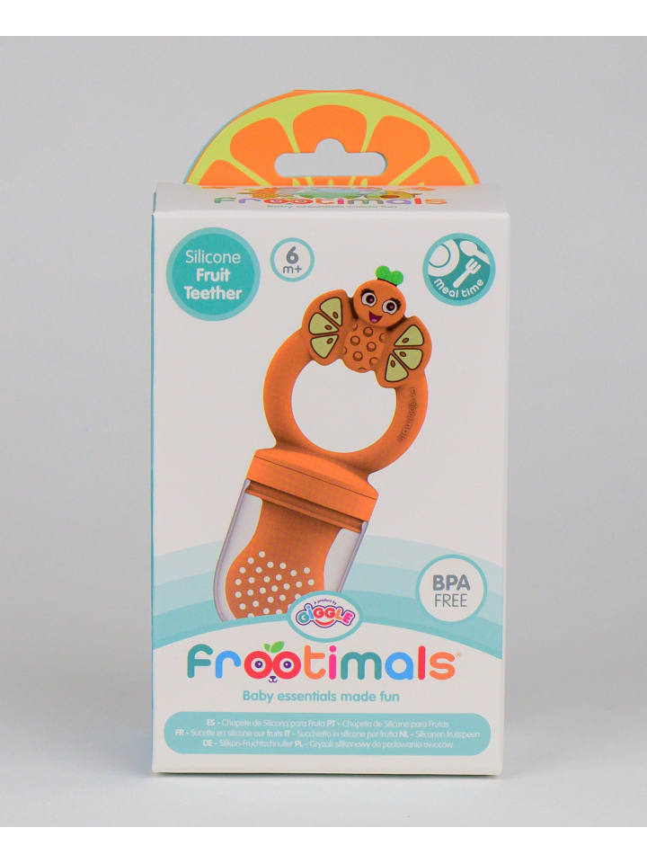 Kids Licesing Fruchtsauger Schnuller Frootimals Orangiefly in Orange günstig kaufen 12,5