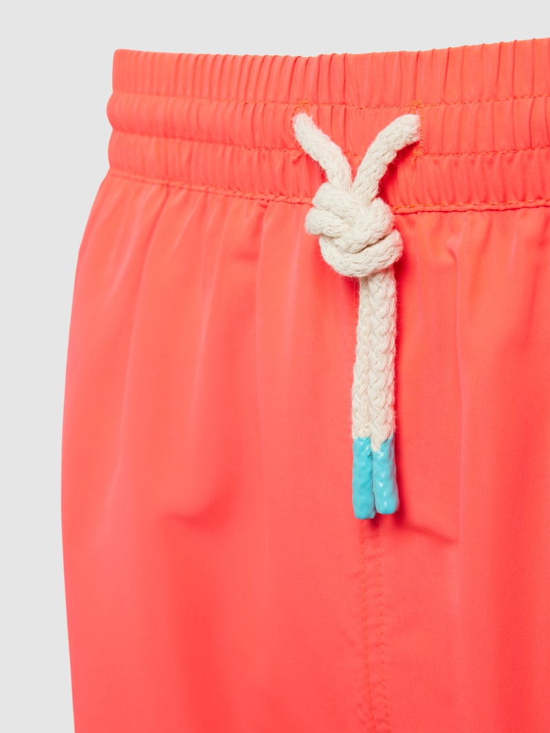 Badehose mit elastischem Bund in koralle