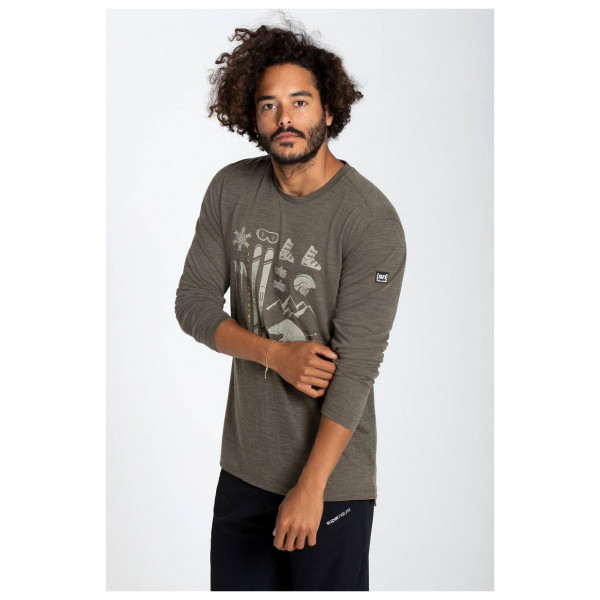 super.natural - Skiing Bear L/S - Longsleeve