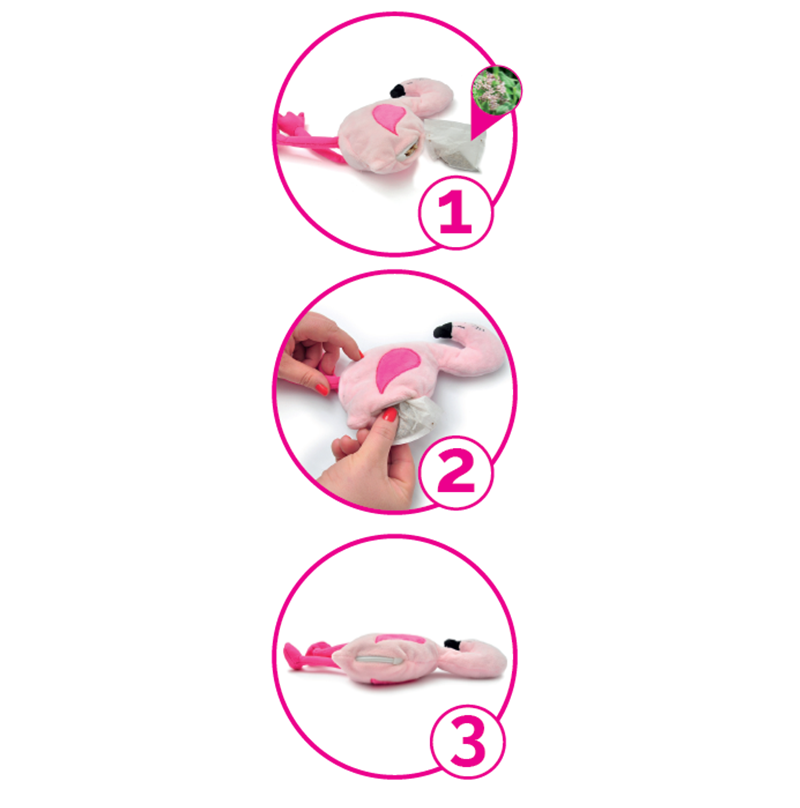 Aumüller Baldrian & Catnipspielzeug Aumüller befüllbarer Flamingo Pinky