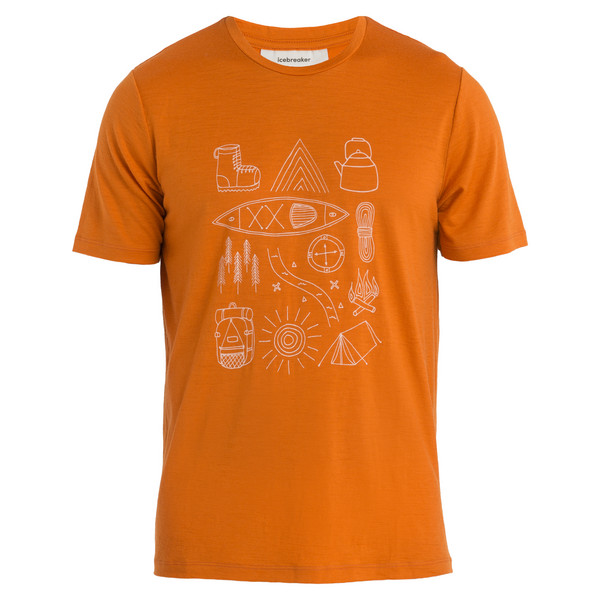 M MERINO 150 TECH LITE II SS TEE CAMP ESSEN Herren - Funktionsshirt