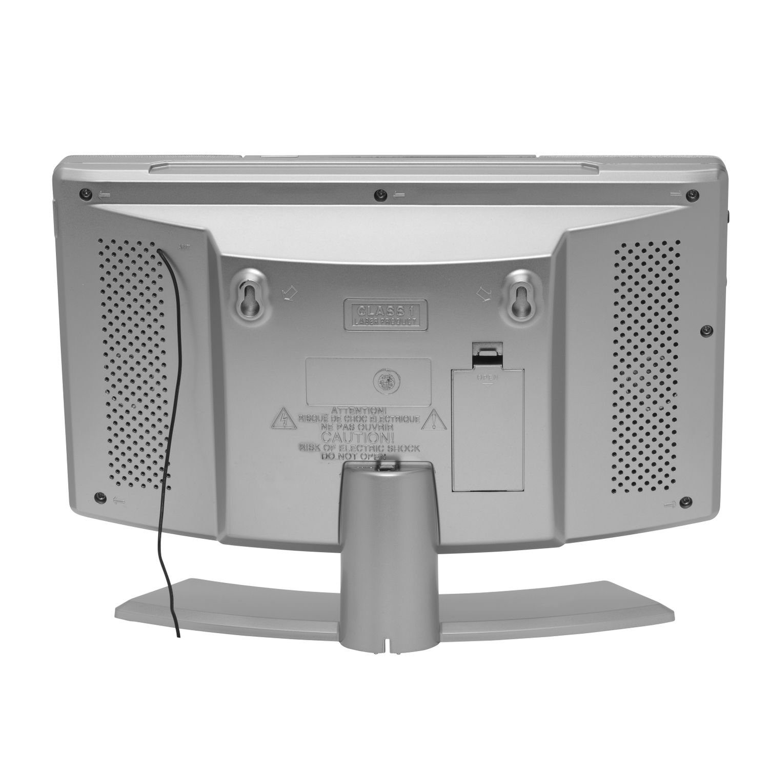 Denver MC-5220 Silber Microanlage (UKW Radio, AUX-IN, Kophörerausgang, wandmontage geeignet)