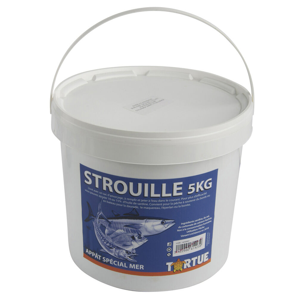 Eimer mit Köderfutter (zubereitetes Köderfutter) 5 kg Schildkröte