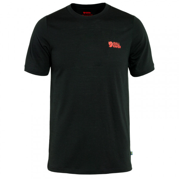 Fjällräven - Abisko Wool Logo S/S - Merinoshirt