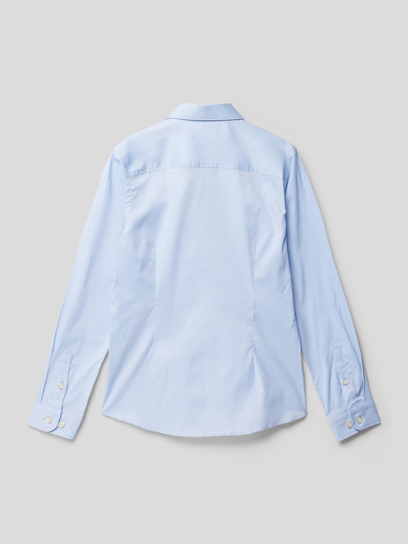 Regular Fit Hemd mit Kentkragen Modell 'PARMA' in hellblau