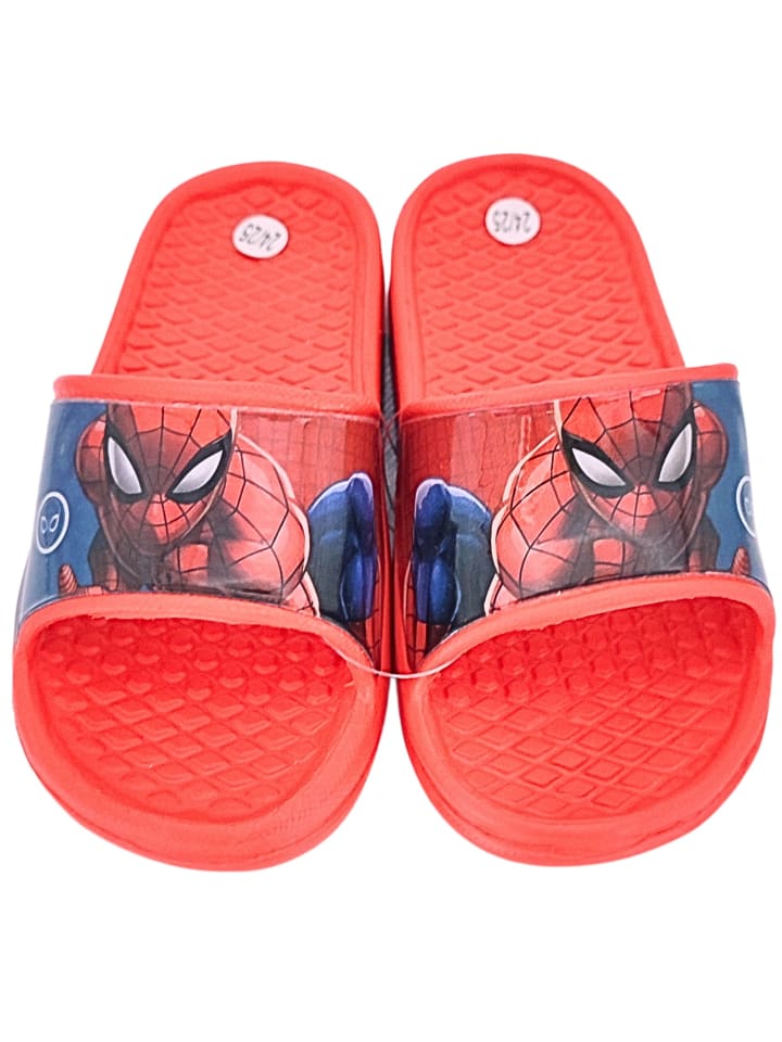 Spiderman Badelatschen Spider-Man in Rot günstig kaufen