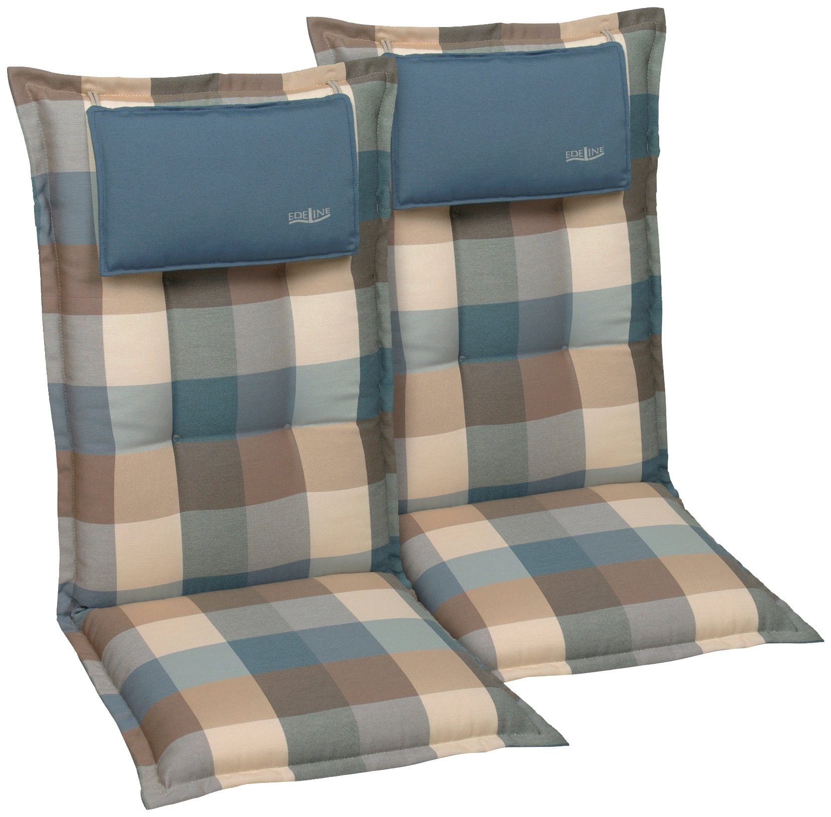 GO-DE Hochlehnerauflage, (Set, 2 St)