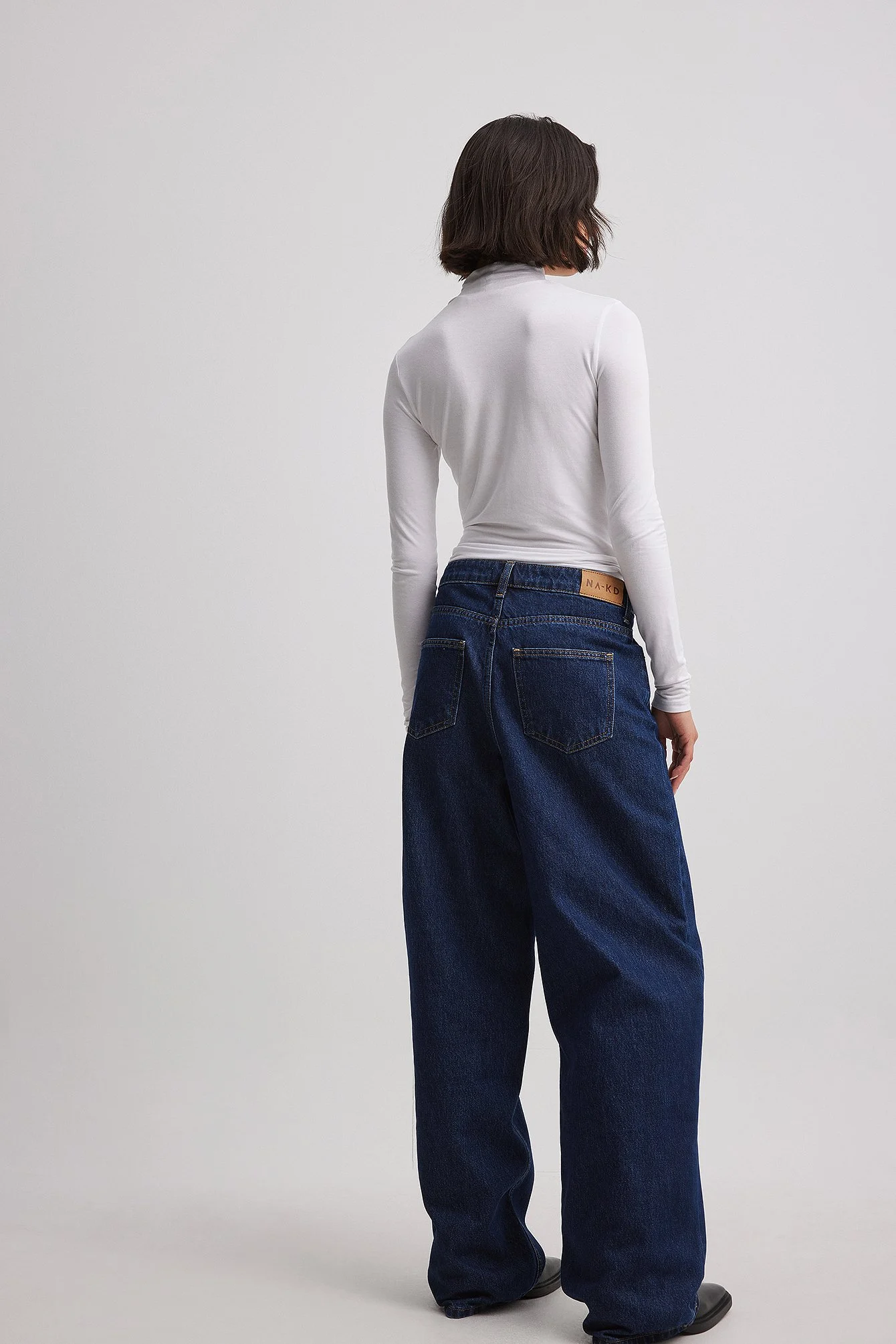 Lockere Jeans mit mittlerer Taille