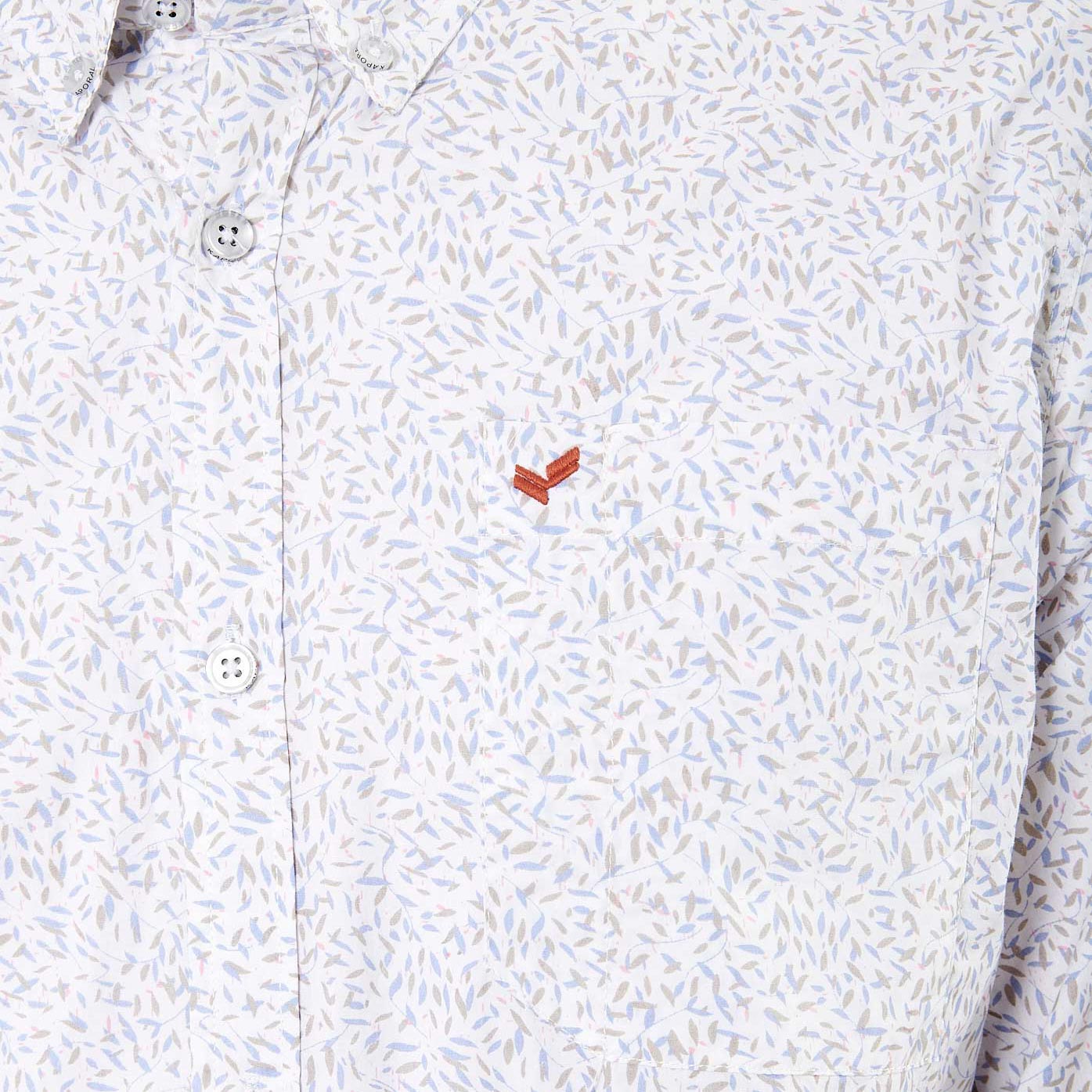 MARKY  Chemise blanche Homme en 100% coton