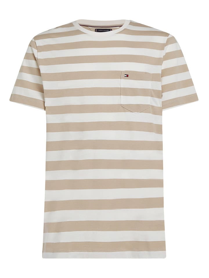 Tommy Hilfiger Shirt in Weiß/ Beige günstig kaufen
