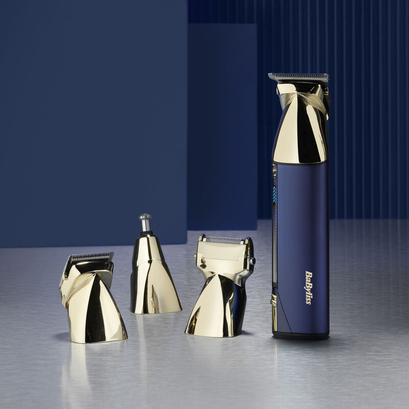 Tondeuse multi-usages sans fil 15 en 1 super-X Metal - Collection Gold & Navy
