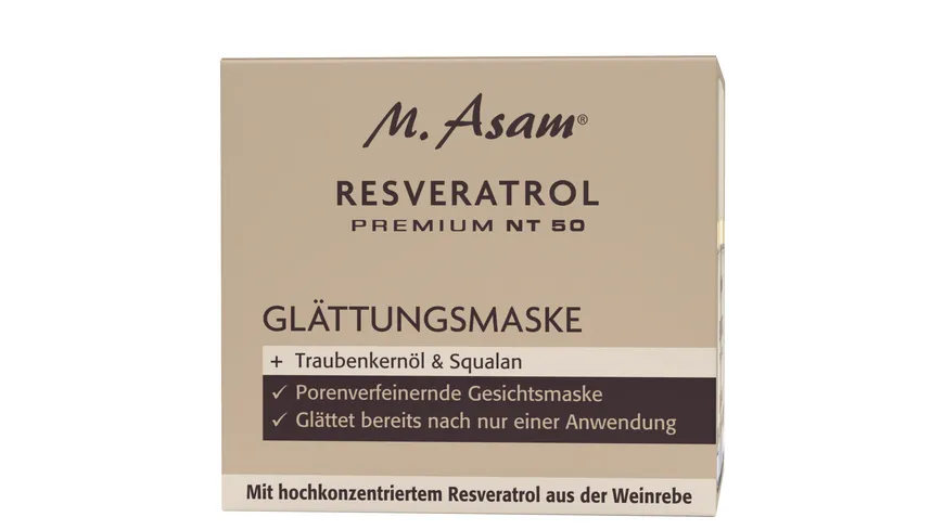M. Asam® RESVERATROL PREMIUM NT50 Glättungsmaske 50 ml