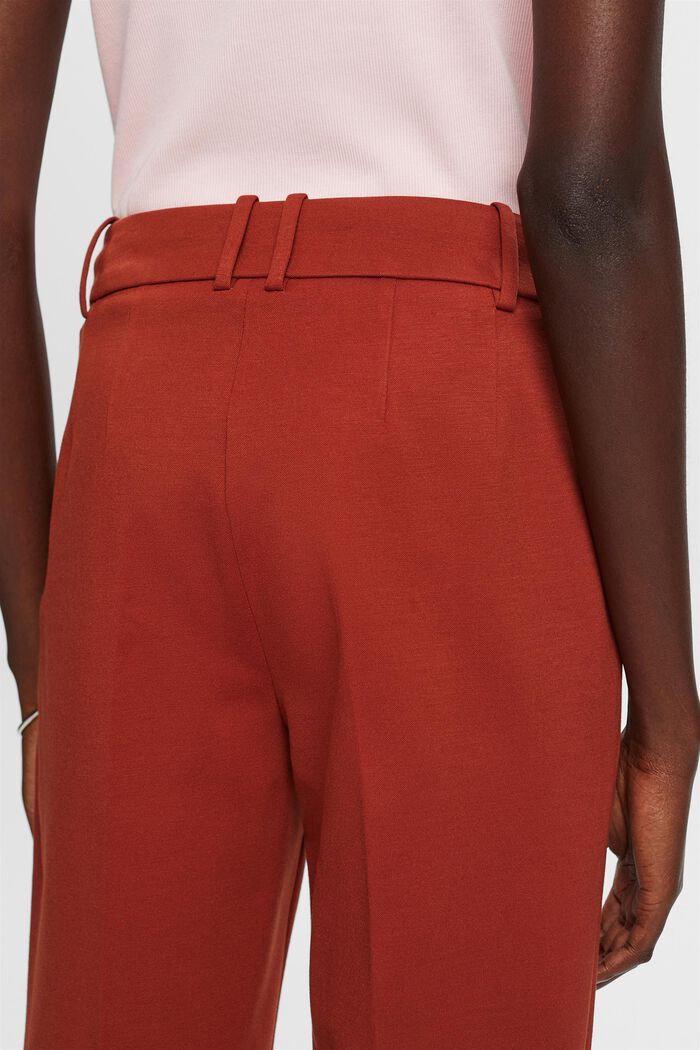 Verkürzte Hose aus Punto-Jersey