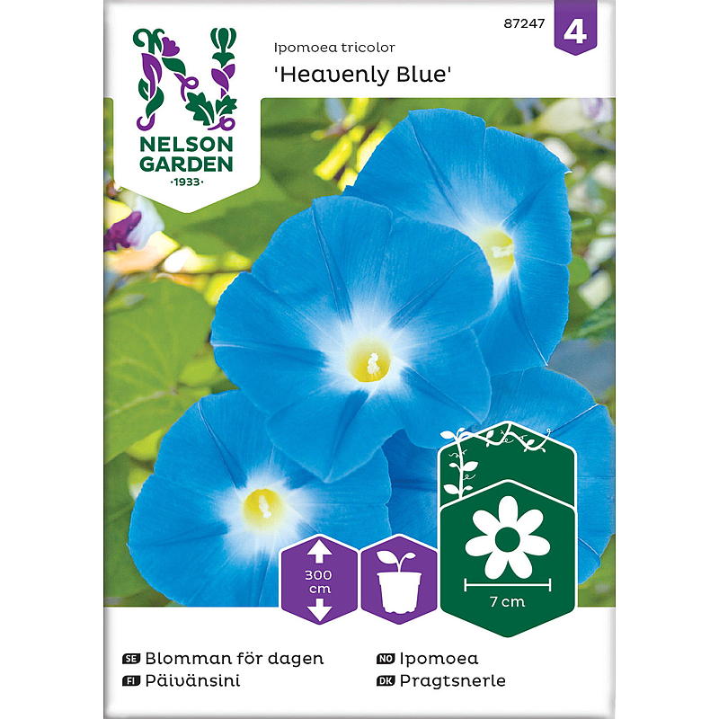 Nelson garden Frø Ipomoea Heavenly Blue