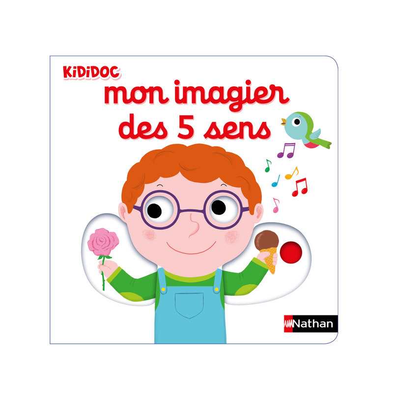 Livre Kididoc Mon imagier des 5 sens - Nathan Jeunesse