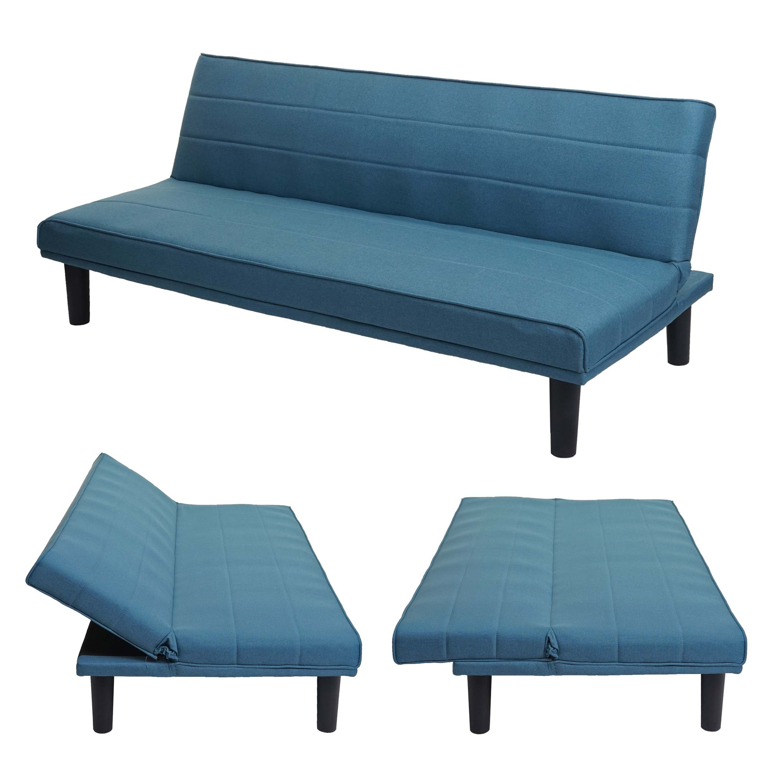 MCW Schlafsofa MCW-J17, Rückenlehne in 3 Stufen verstellbar, Schlaffunktion, schnelle Montage