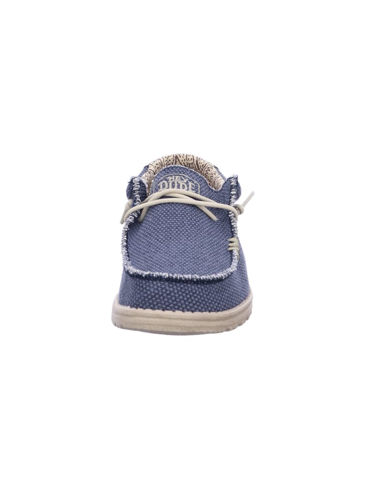 Hey Dude Herren Halbschuhe WALLY BRAIDED in Blau günstig kaufen