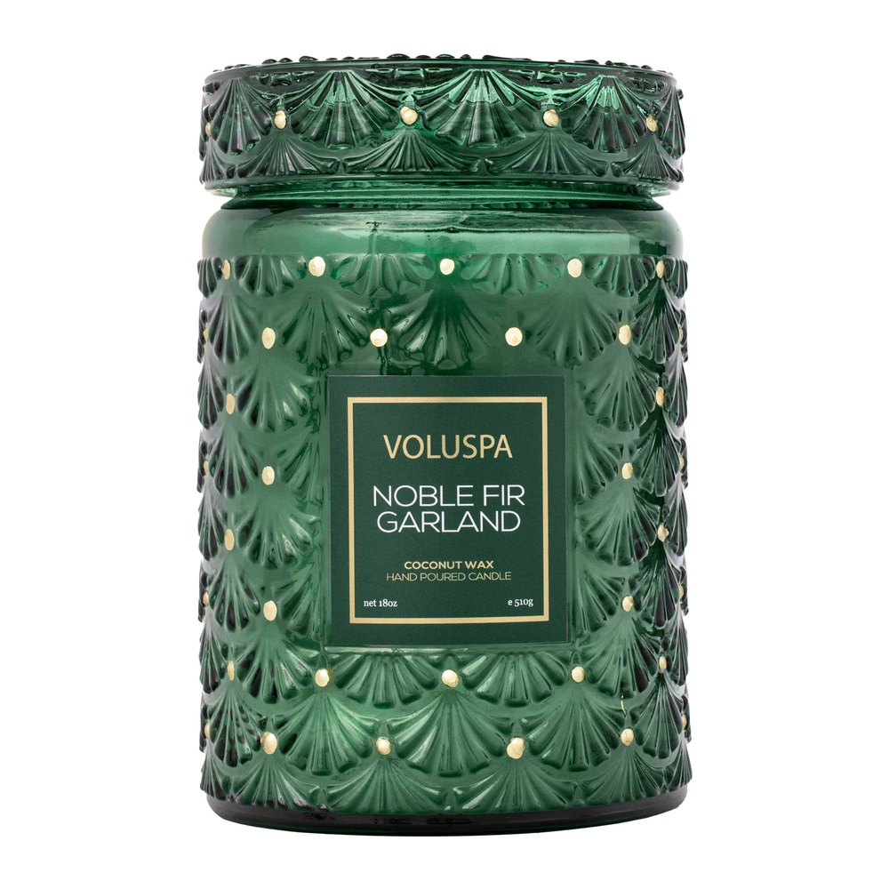 voluspa Noble Fir Garland Large Jar BOUGIE