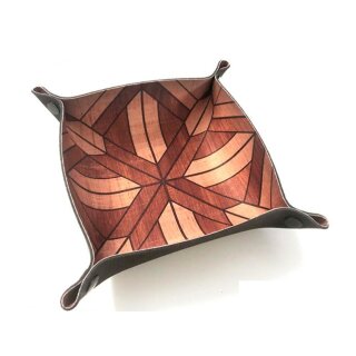 Neoprene Dice Tray: Wood
