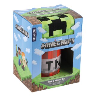 Minecraft Ceramic Mug and Socks Set