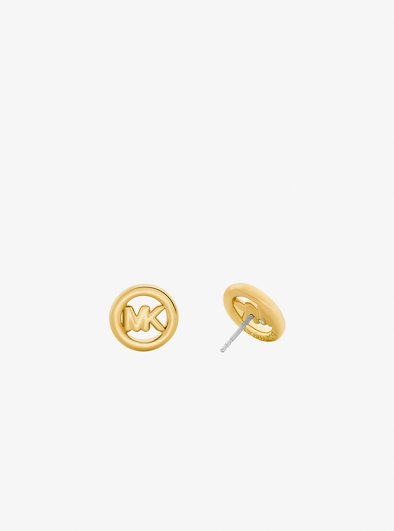 Små Logo Charm Øredobber - GULL