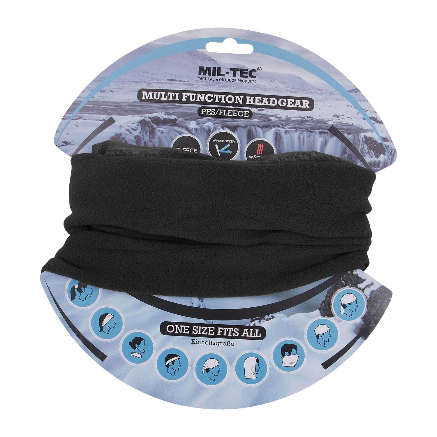 Multifunktionstuch mit Fleece