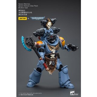 Warhammer 40k Actionfigur 1/18 Space Marines Space Wolves Claw Pack Brother Olaf 12 cm